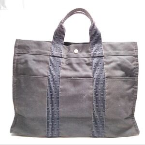 Authentic HERMES Canvas Herline Vintage Tote